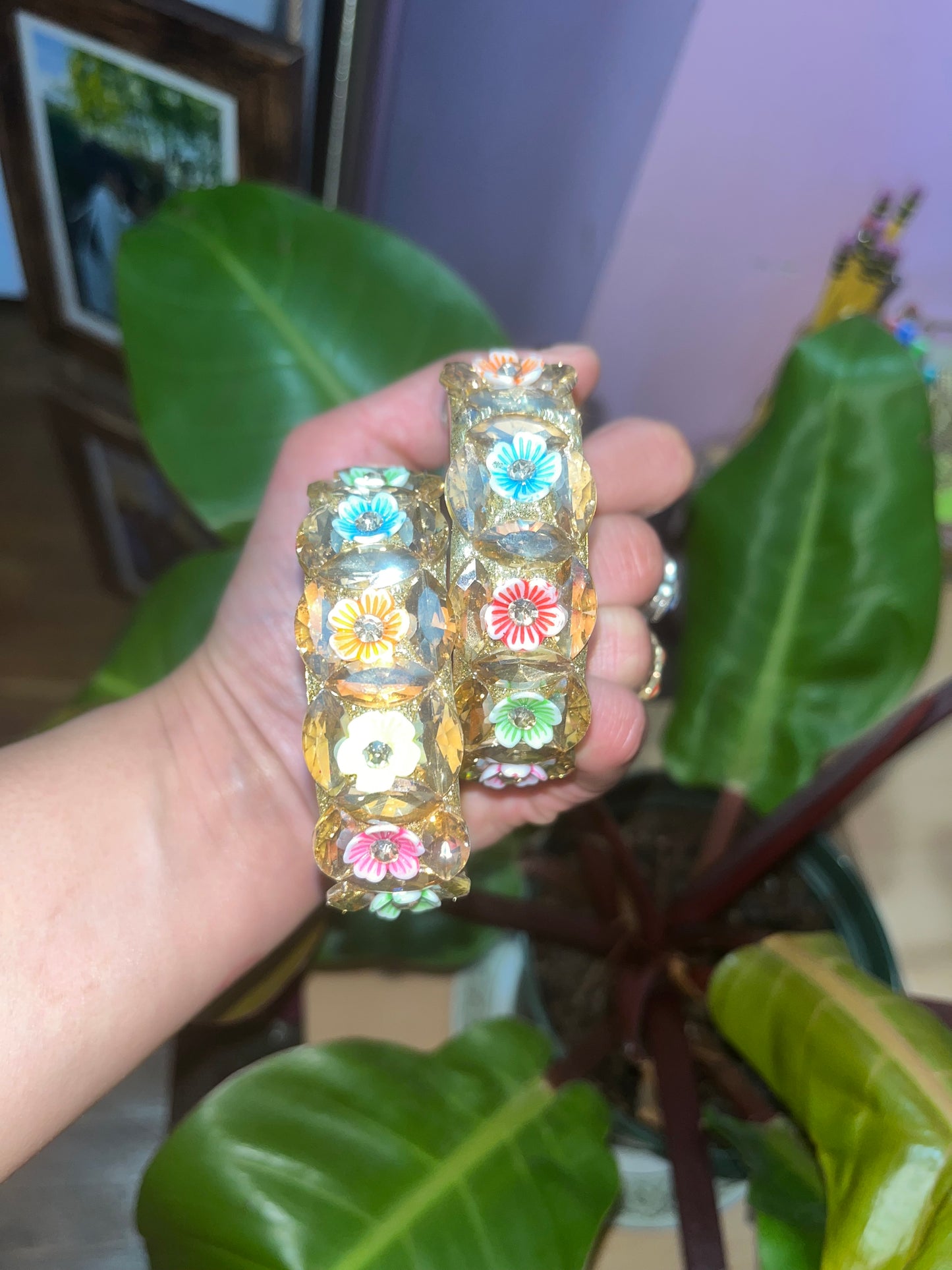 Aura Blossom Bangles