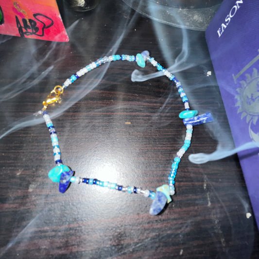 Blue ocean anklet✨
