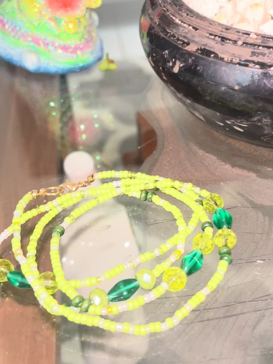 Emerald Forest Waist Beads